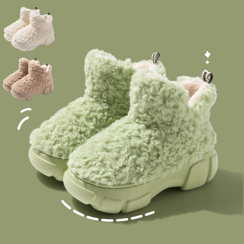 Winter Cashmere Snow Boots Plus Velvet High-top Fleece Cotton Shoes