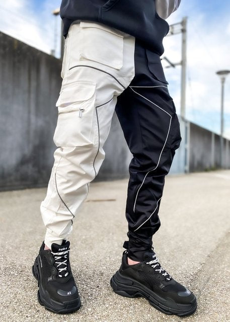 Men's Japanese Trousers Loose Large Size Work Pants