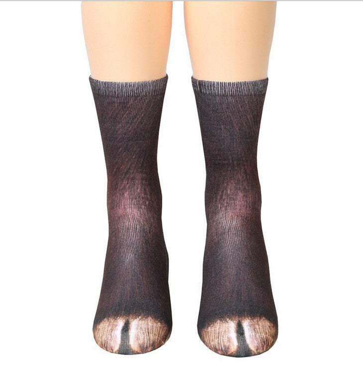 Cute Cat Claws Animal Unisex Long Socks