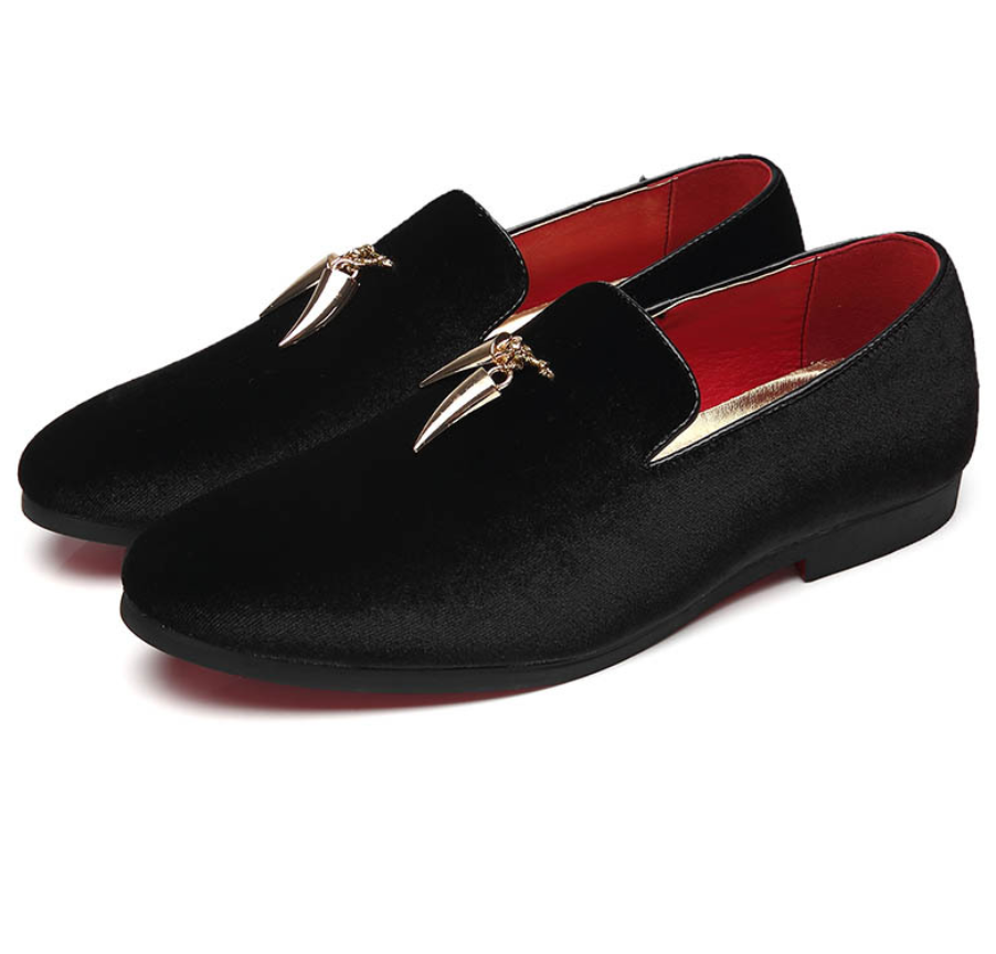 Small leather peas shoes