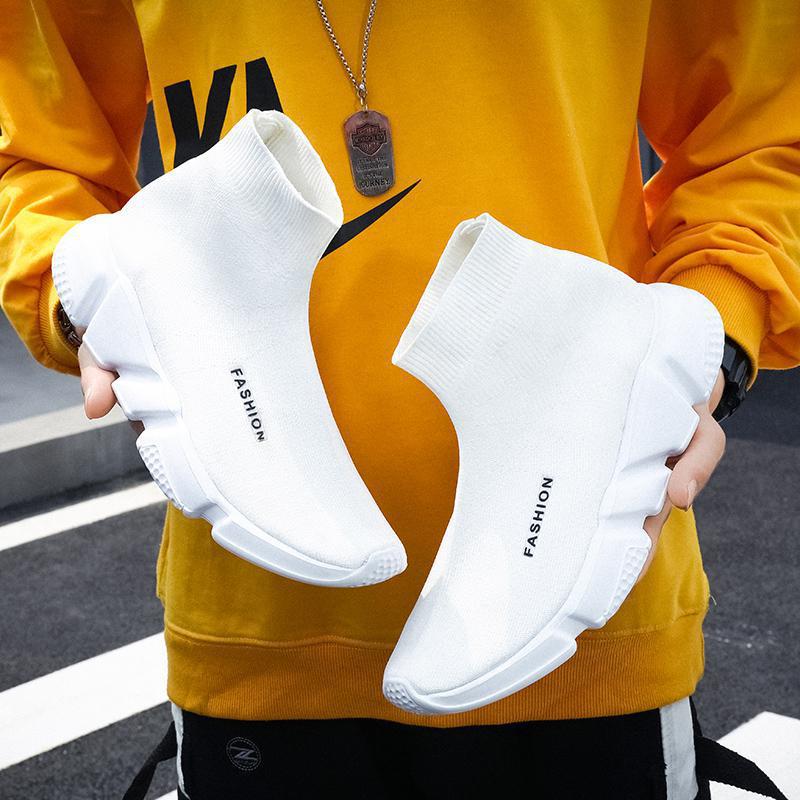 Men's trend fashion socks shoes