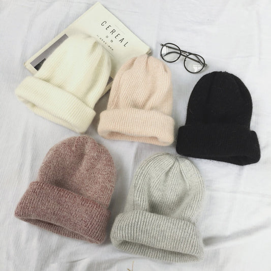 Autumn Winter Rabbit Hair Skullies