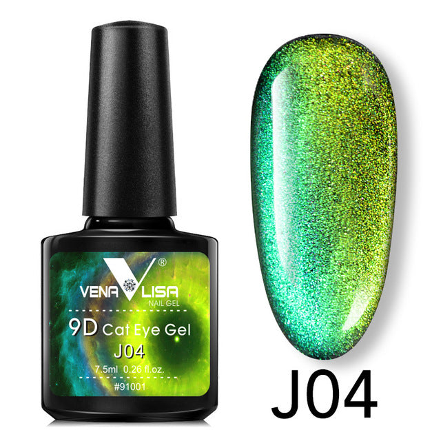 Venalisa 9D Gel Varnish Cat Eye Chameleon Varnish Nail Manicure Nail Gel Polish