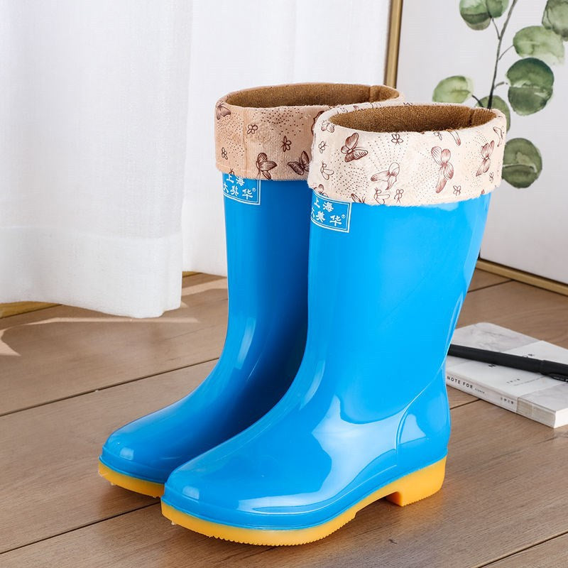 Rain boots waterproof rubber shoes