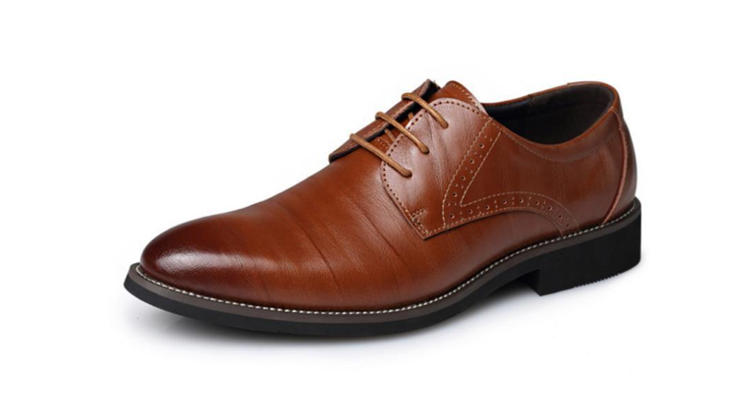 Men's leather dress business shoes
