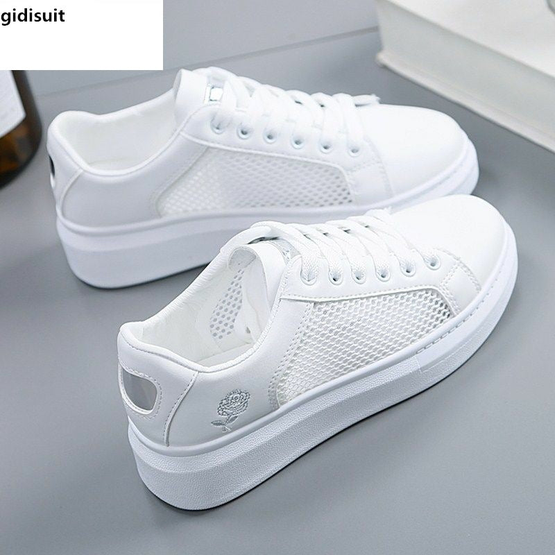 Mesh panel wild summer women's shoes