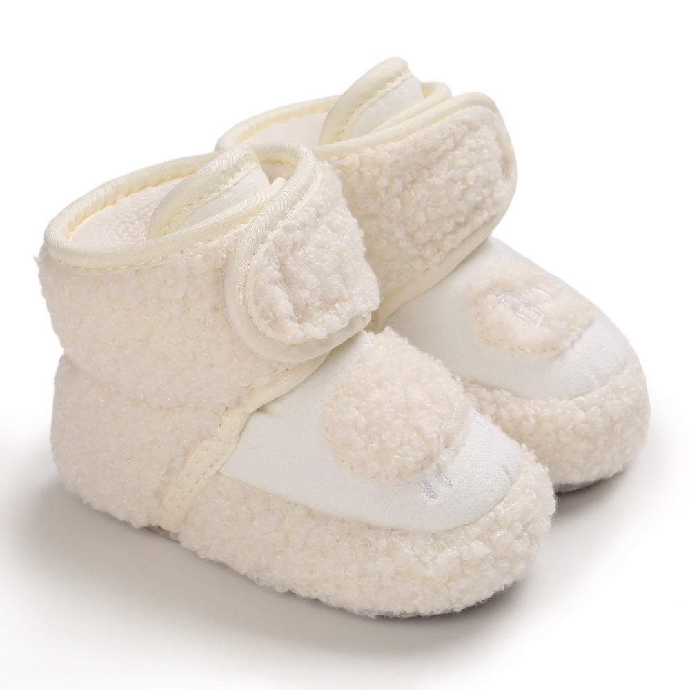 Plus fleece shoes, toddler boots