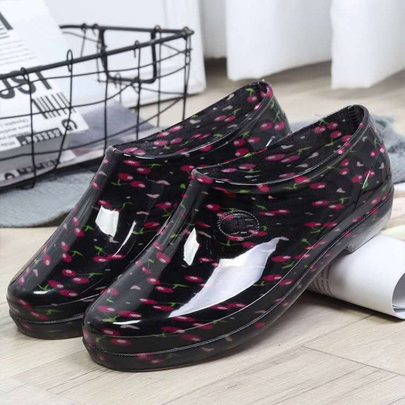 Rain boots waterproof rubber shoes