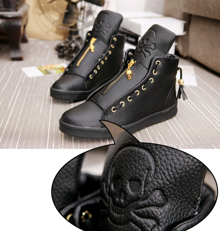high men's new tide men's design casual shoes