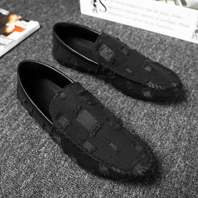 Tide social lazy canvas shoes