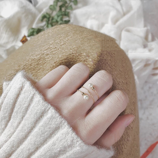 Little Fairy 14K Gold Freshwater Pearl Ring
