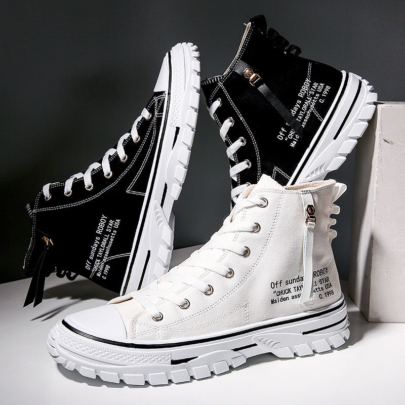Canvas Breathable Thick Sole Board Shoes