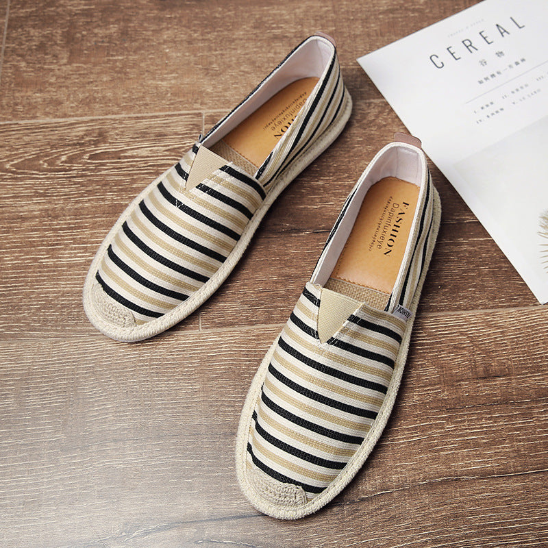 Leisure shoes linen grass woven fisherman's shoes
