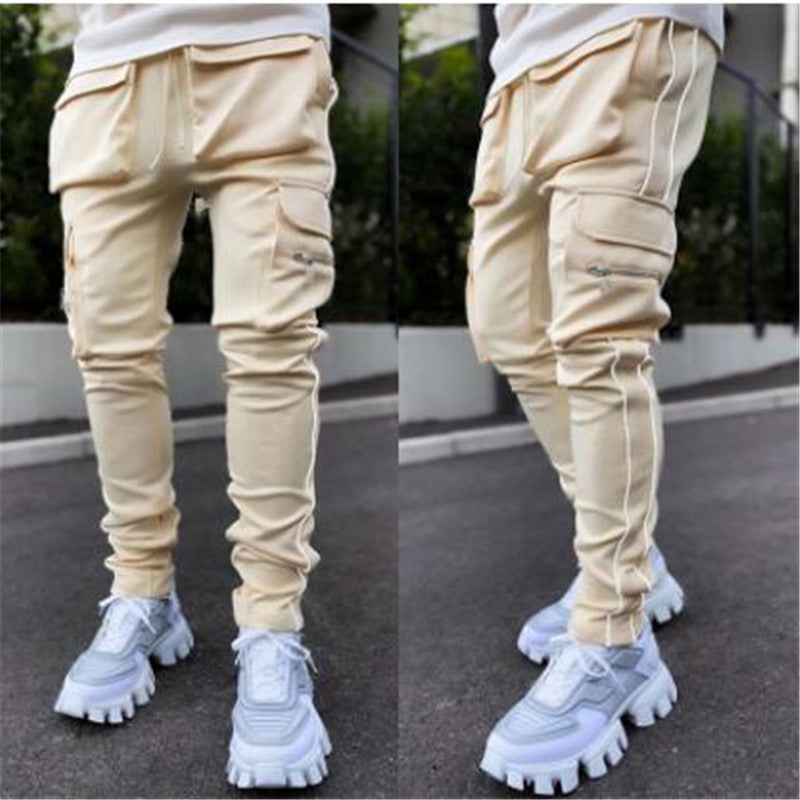Men's Japanese Trousers Loose Large Size Work Pants