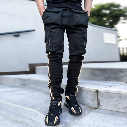 Men's Japanese Trousers Loose Large Size Work Pants