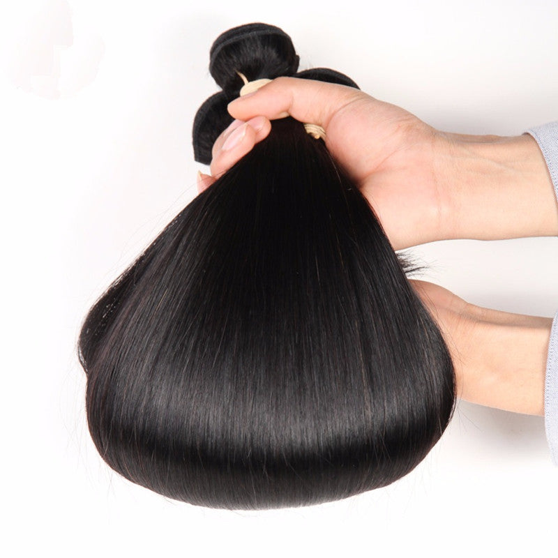 Reality Straight Closed Peruvian Hair Tie