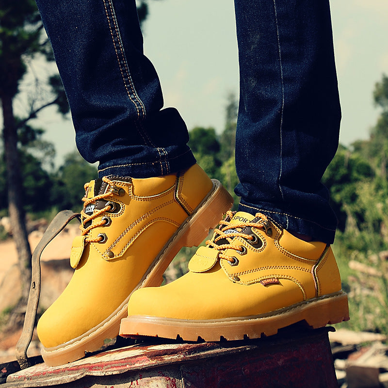 Big Head Leather Tooling Shoes