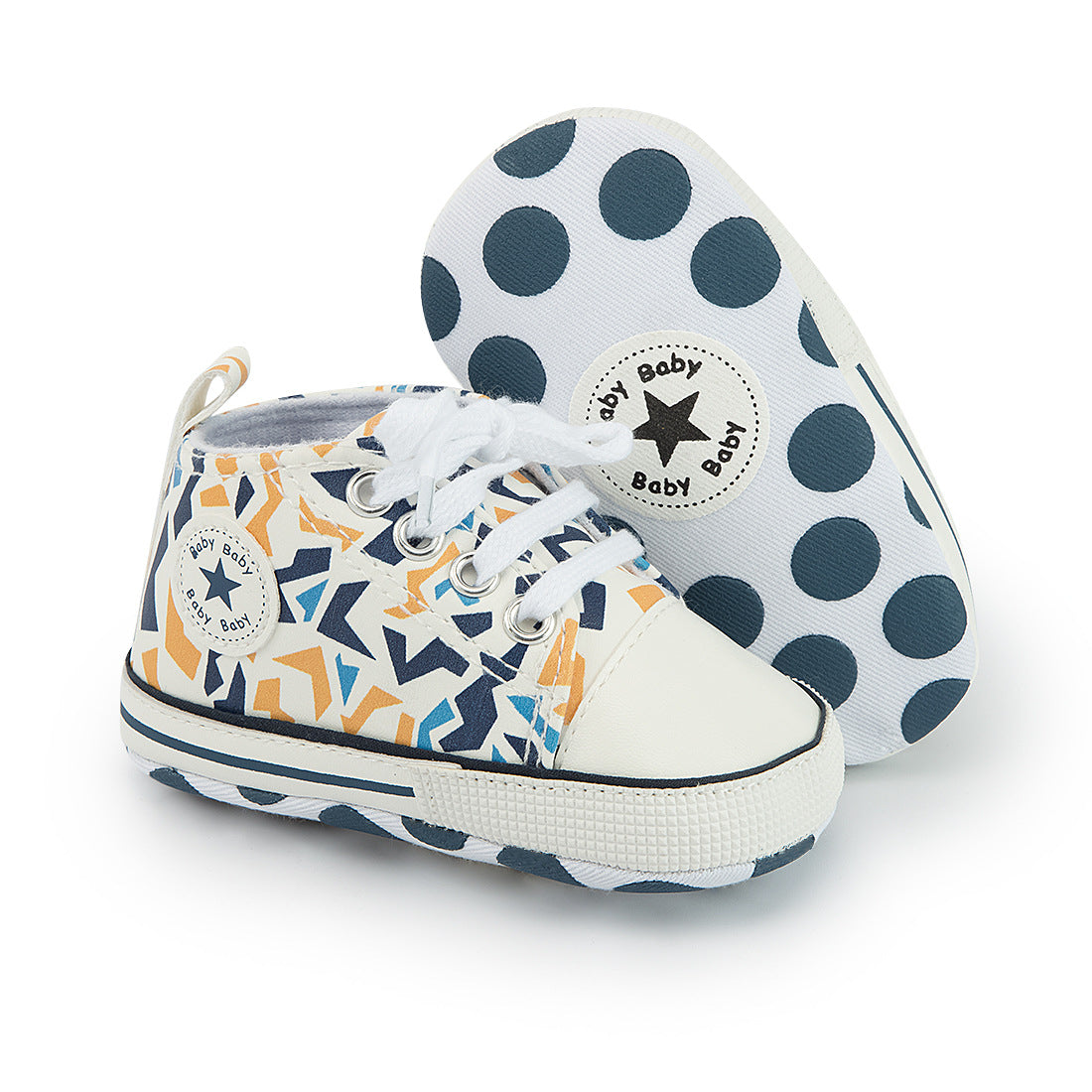 Baby Color Graffiti Baby Canvas Soft Sole Toddler Shoes