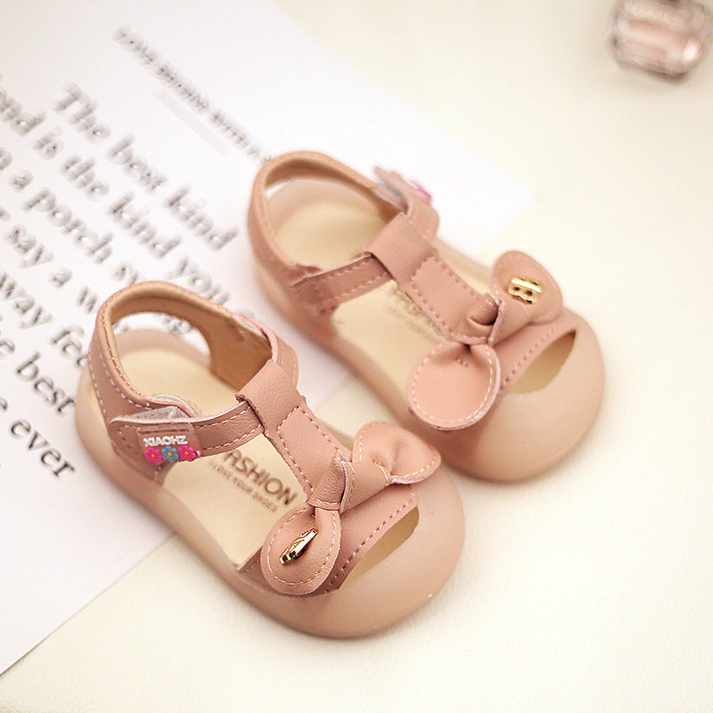 Girls' Toddler Soft-Soled Non-Slip Toe Shoes