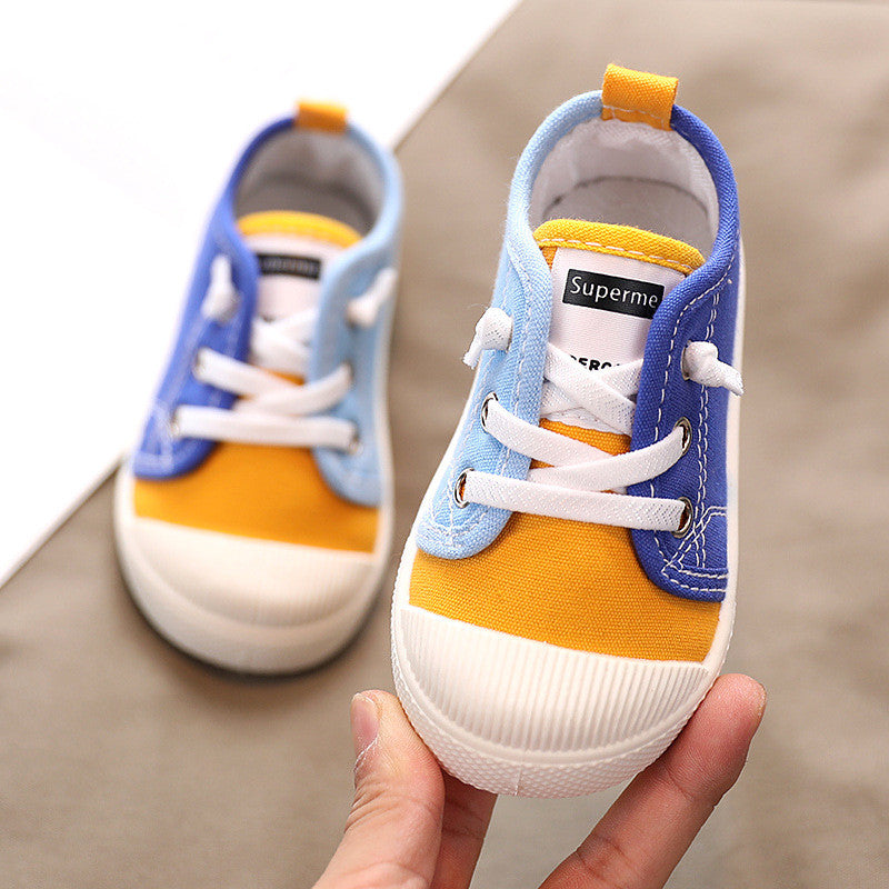 Kindergarten Indoor Baby Cloth Children Canvas Shoes