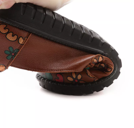 Ethnic Style Mother Soft-Soled Lazy Comfortable Flat Shoes