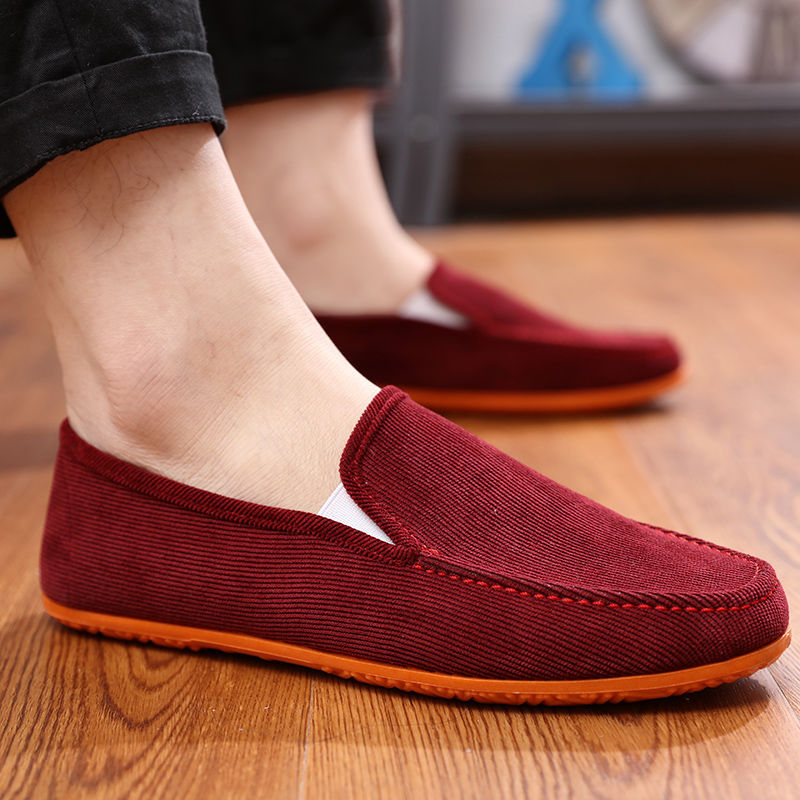 Men's Old Beijing Casual Shoes Driving Lazy Shoes Men's Cloth Shoes