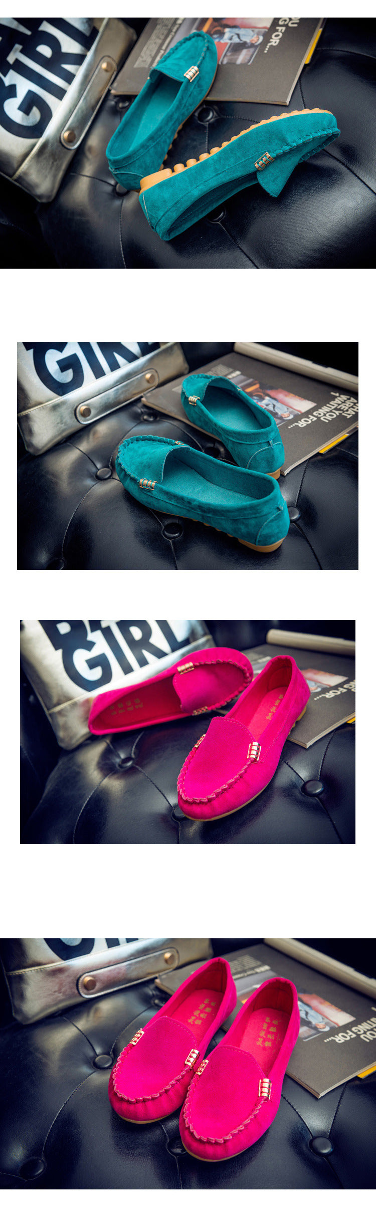 Flat Heel Single Shoes
