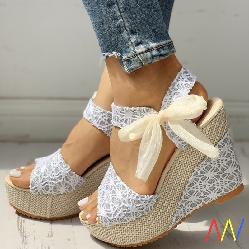 Women Summer Wedges Platform High Heels