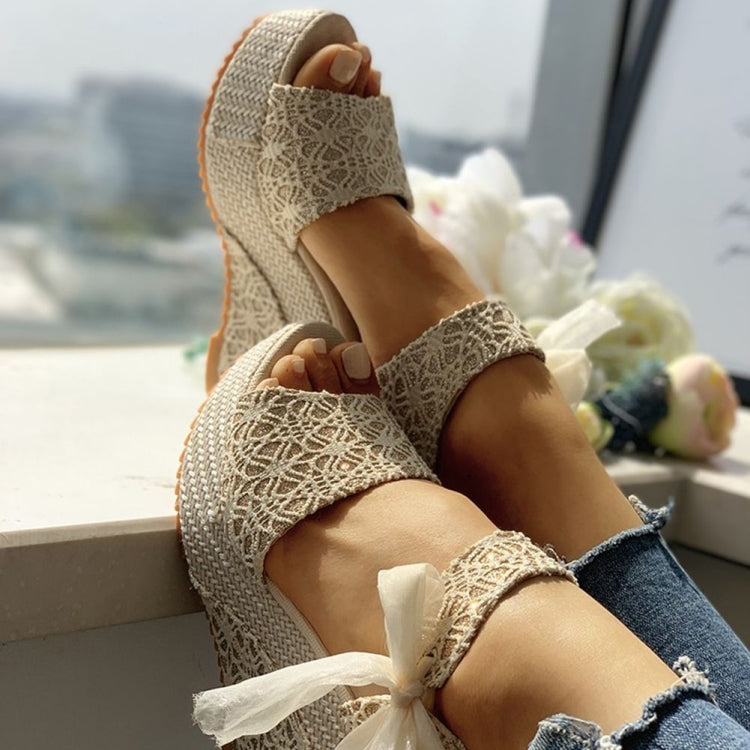 Women Summer Wedges Platform High Heels