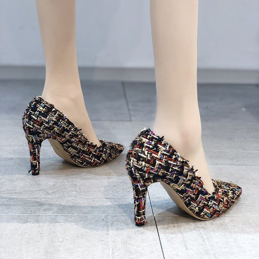 Shallow Mouth Pointed Toe Casual Shoes