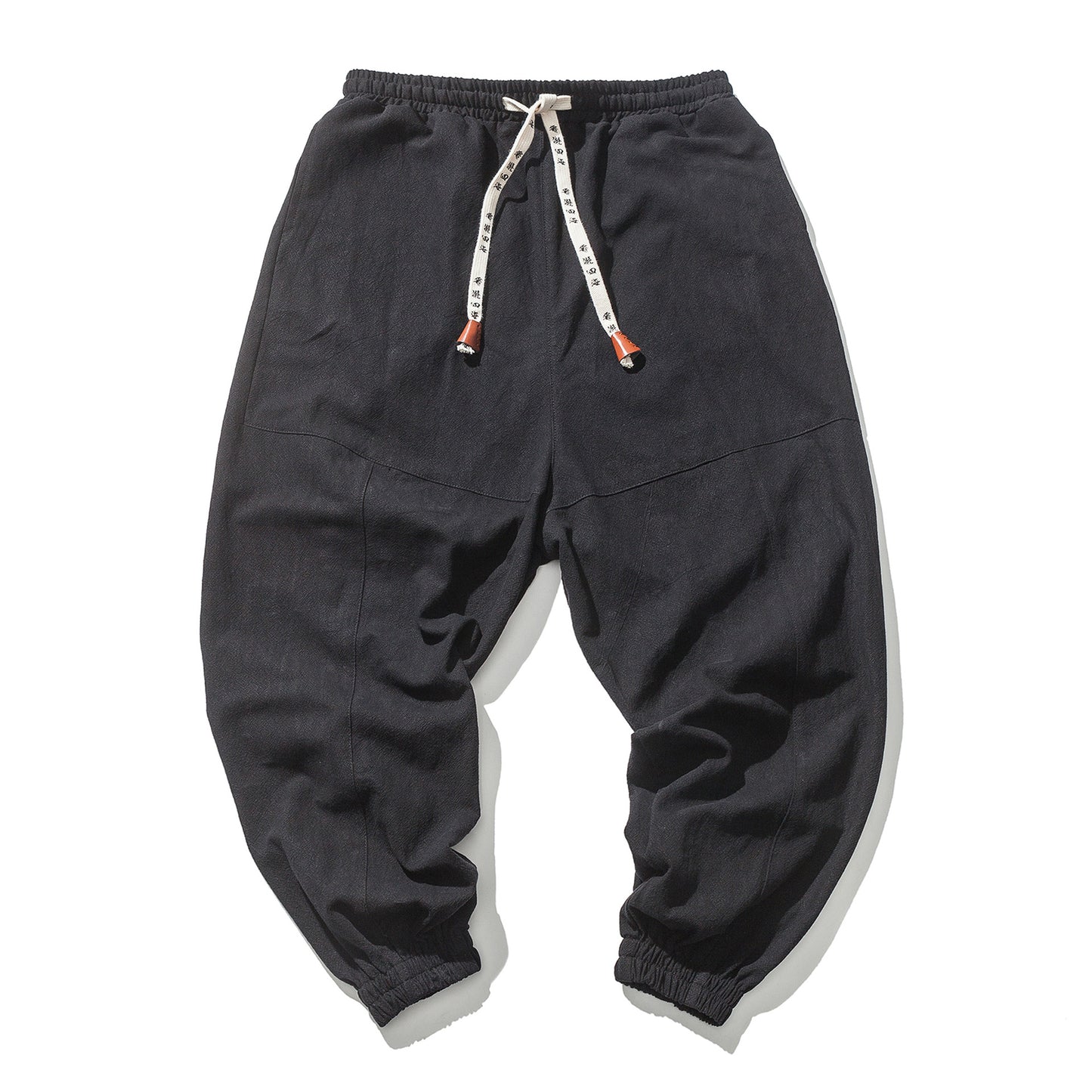 Mens Drawstring Elastic Pockets Tapered Sweatpants