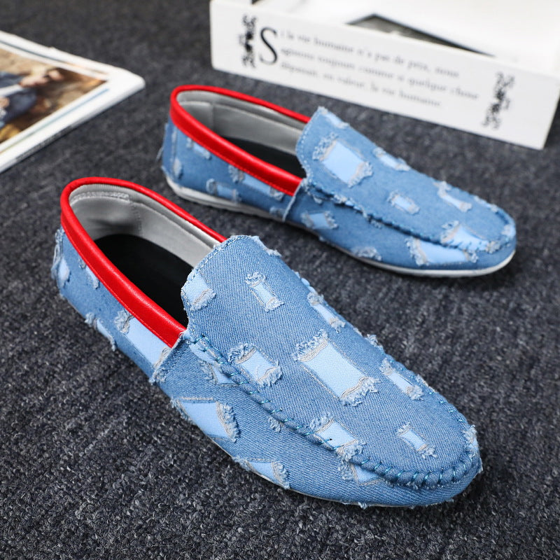 Tide social lazy canvas shoes