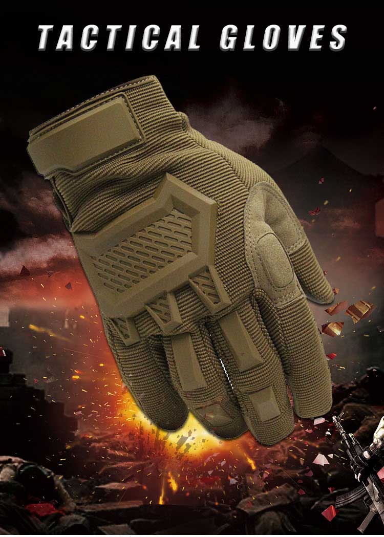 Touch Screen Tactical Full Finger Gloves