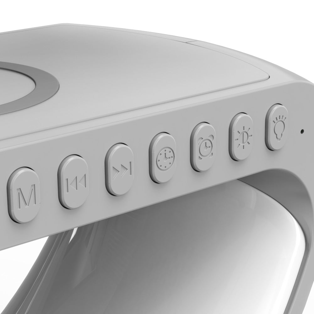 Intelligent G Shaped LED Lamp Bluetooth Wireless Charger Atmosphere Lamp