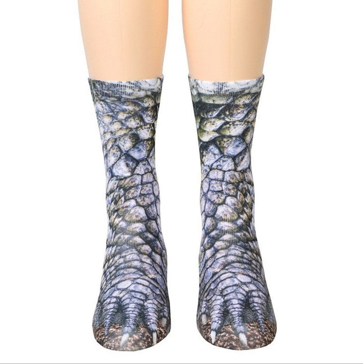 Cute Cat Claws Animal Unisex Long Socks