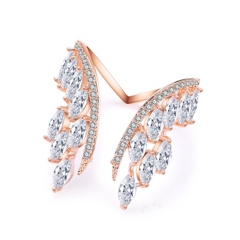 Exquisite Women's Rhinestone Rings Personalized Jewelry