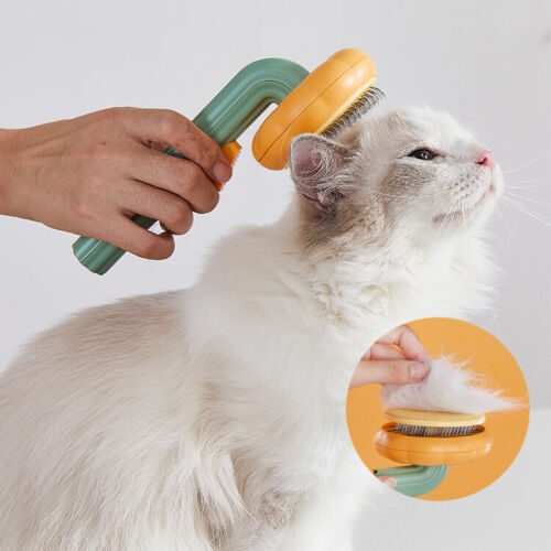 Purrfection Unleashed: Self-Cleaning Pet Slicker Brush - Tame Tangles, Banish Mats, and Elevate Pet Grooming!"