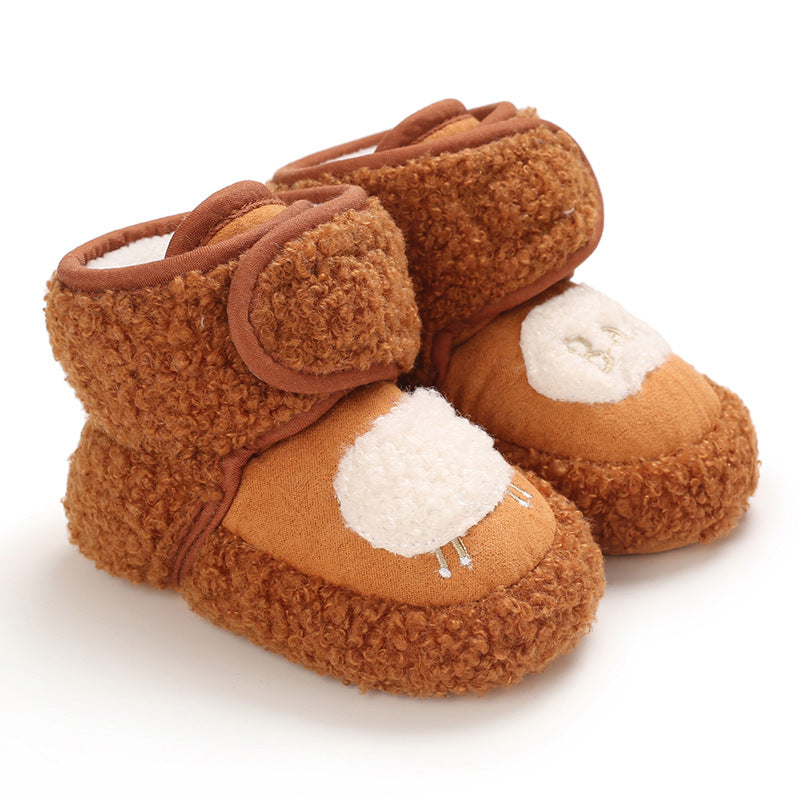 Plus fleece shoes, toddler boots