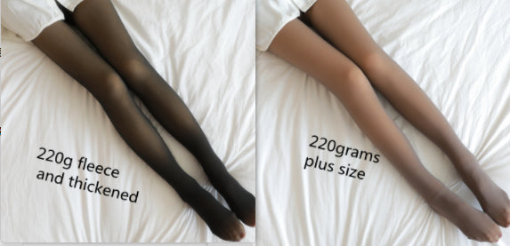Cozy Plus Size Fleece-Lined Leggings for Winter Warmth. Order Now!