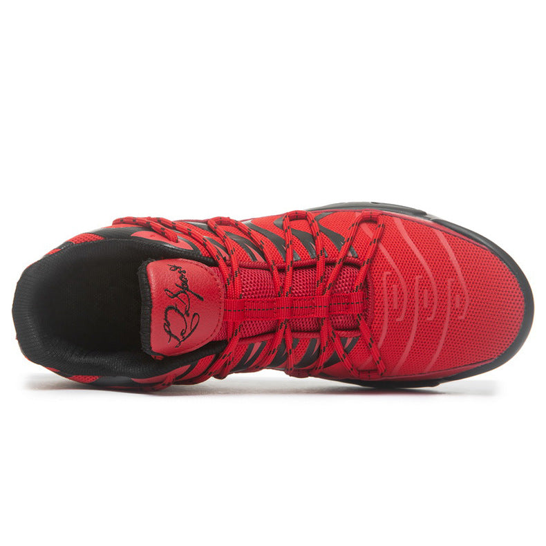 Men's large size flying shoes breathable