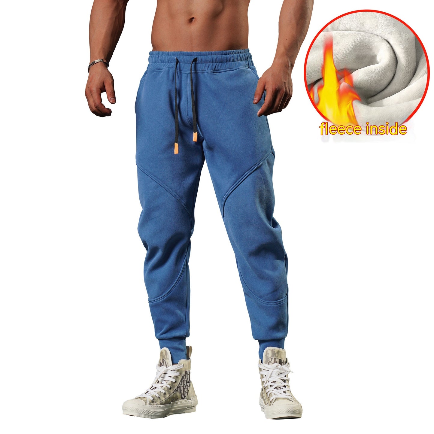 Men's Warm Leisure Outdoor Track Sweatpants