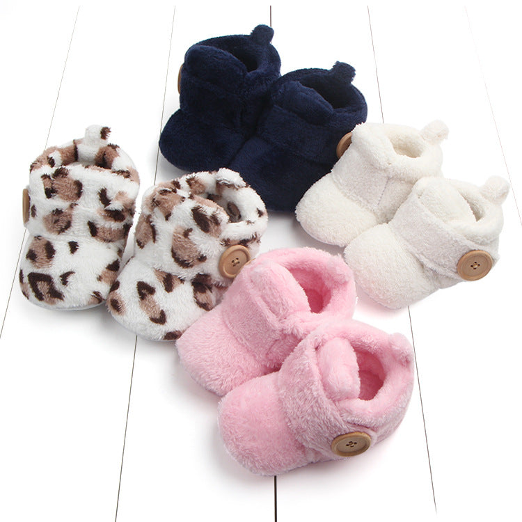 Velcro baby soft soled walking shoes