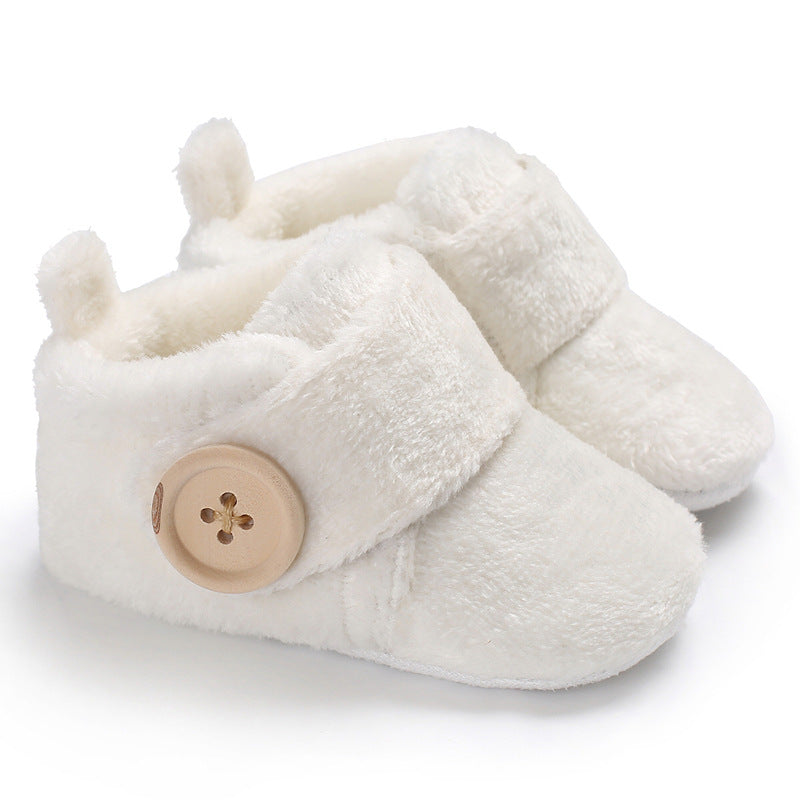 Velcro baby soft soled walking shoes