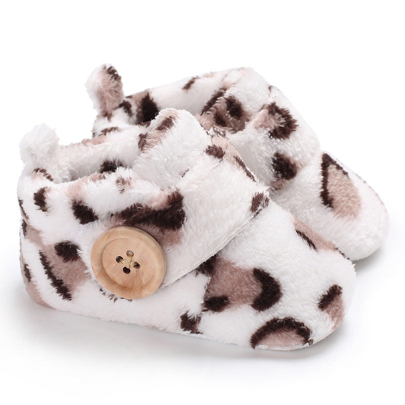 Velcro baby soft soled walking shoes