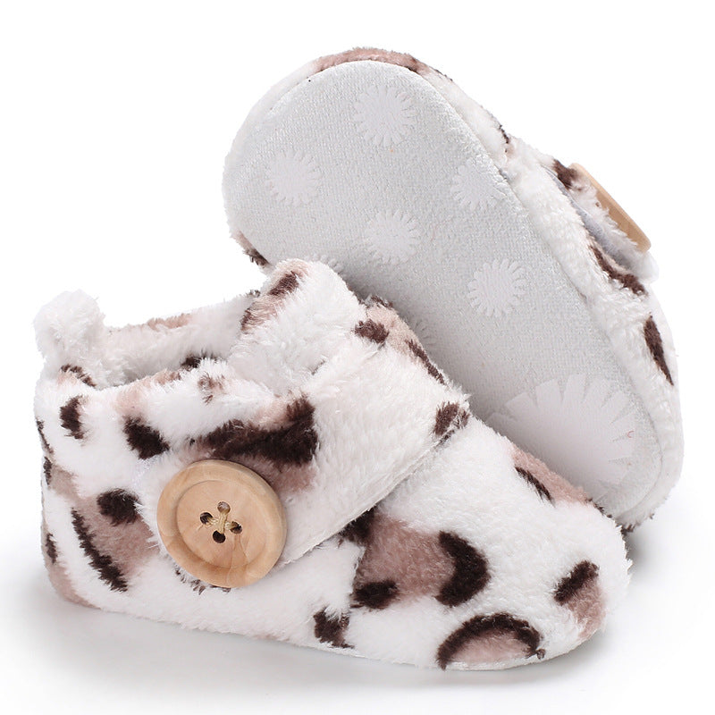 Velcro baby soft soled walking shoes