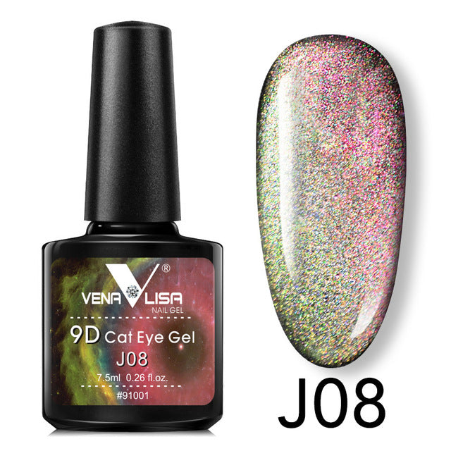 Venalisa 9D Gel Varnish Cat Eye Chameleon Varnish Nail Manicure Nail Gel Polish