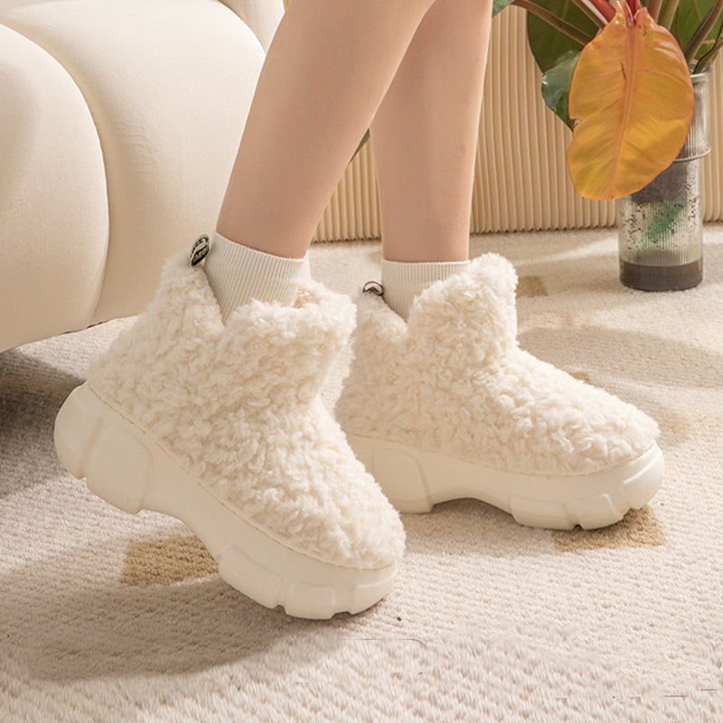 Winter Cashmere Snow Boots Plus Velvet High-top Fleece Cotton Shoes