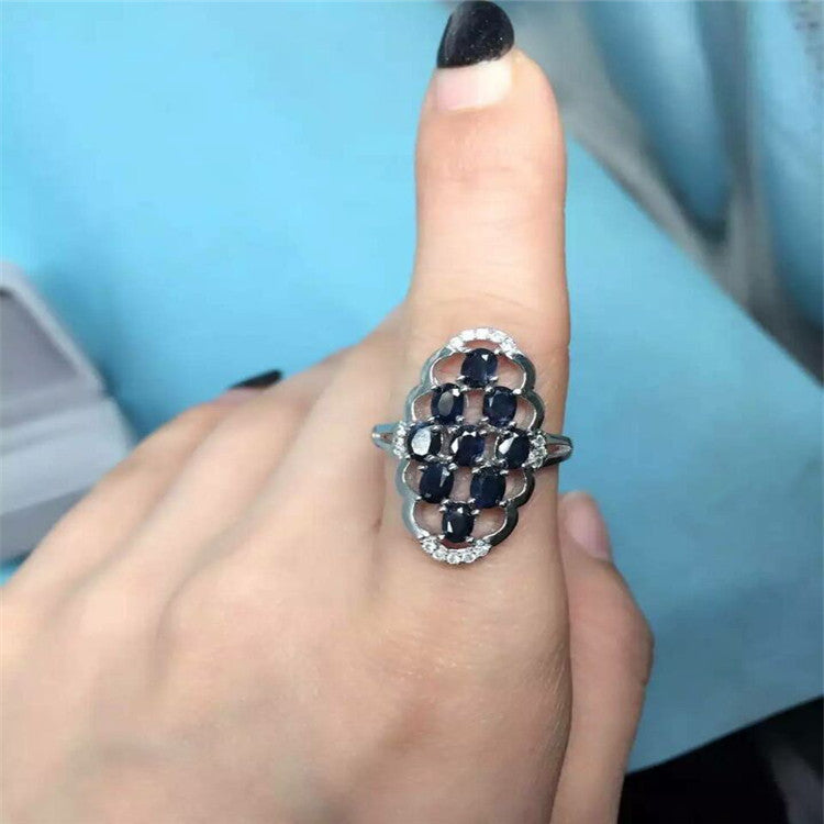 Sapphire Rose Gold Ring