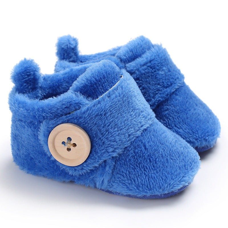 Velcro baby soft soled walking shoes