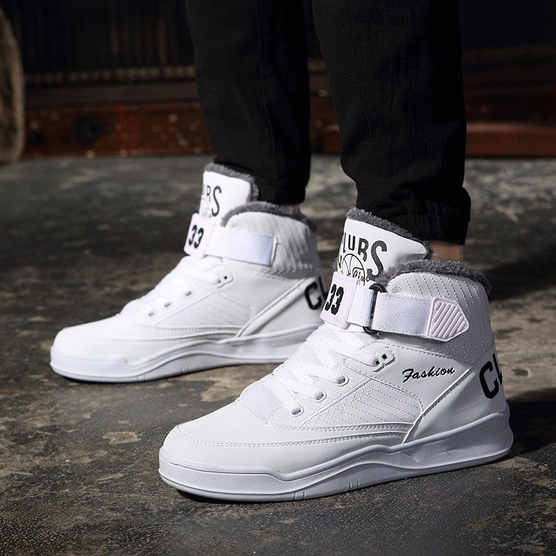 Mens Warm Hi-Top Sports Shoes